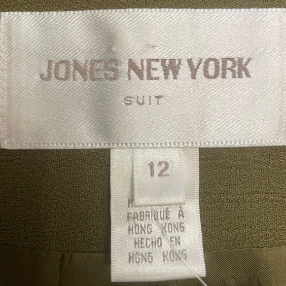 Vintage Women’s Olive Green Pantsuit Blazer Jacket & Pants - Picture 5 of 7